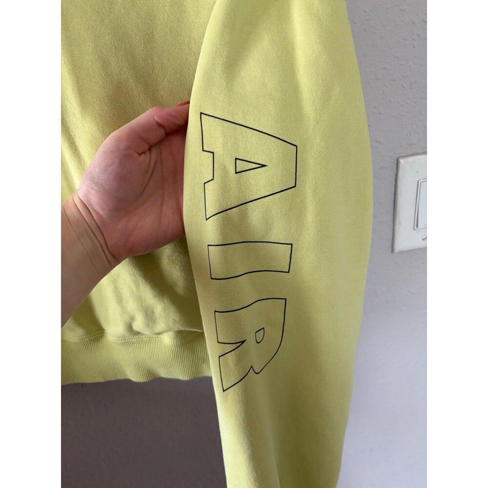 Nike Air Yellow Cropped Hoodie size 1X. Better for XL/XXL - Picture 4 of 5